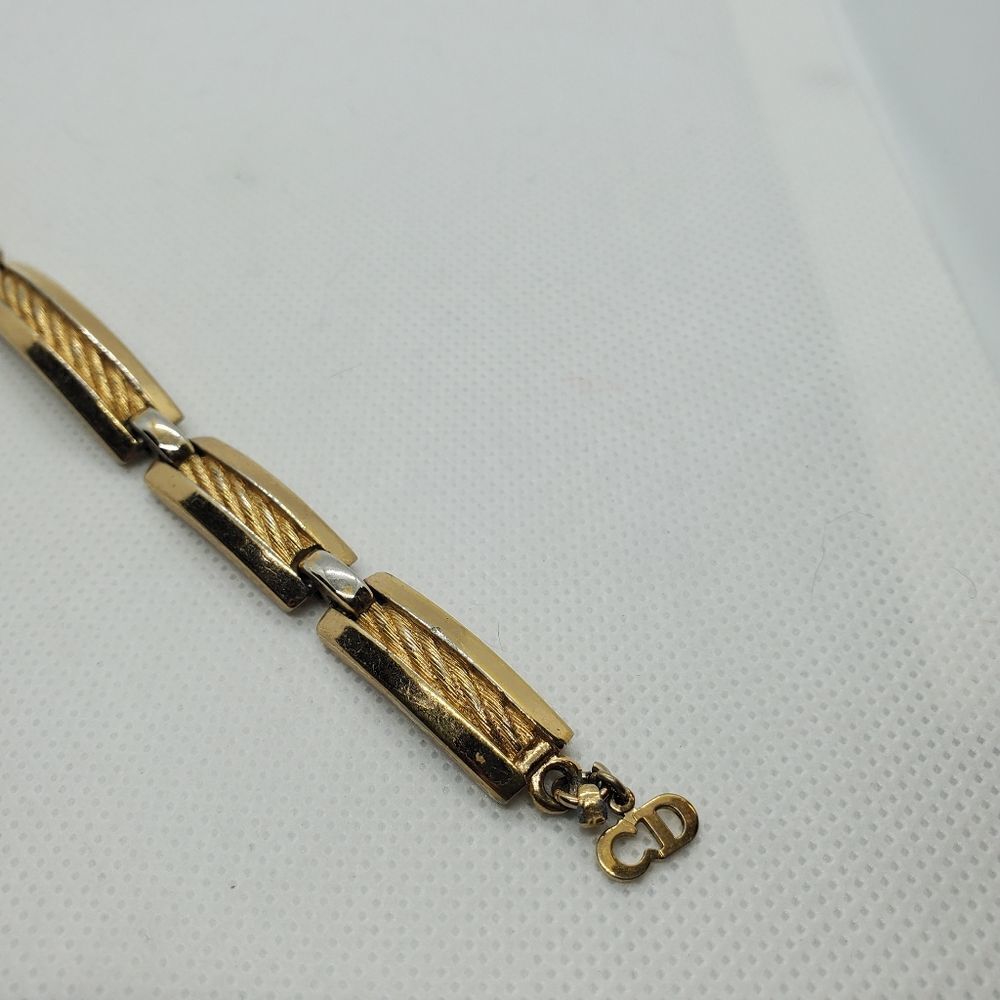 Christian Dior Gold & Silver Bracelet - Picture 2 of 8
